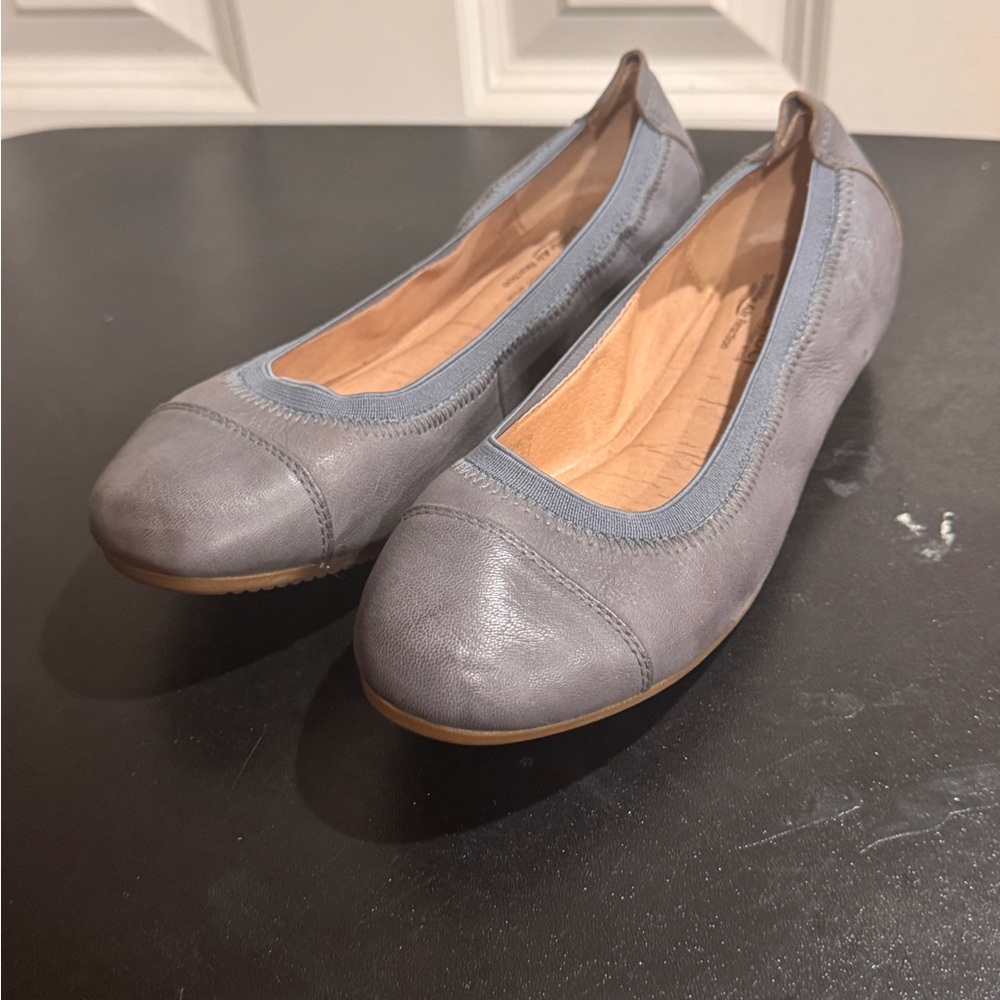 Josef Seibel blue Leather Loafers size 37